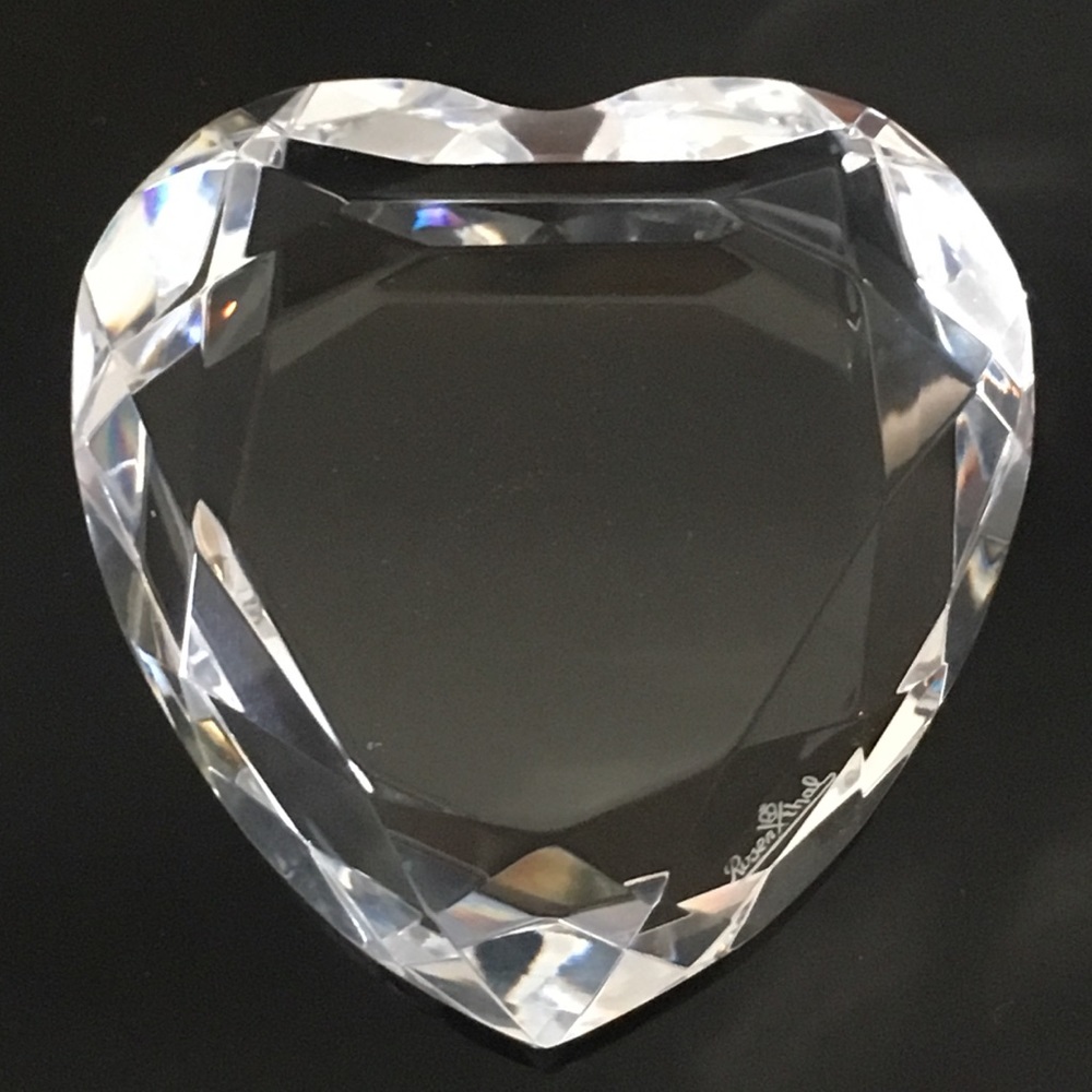 Rosenthal Crystal Heart